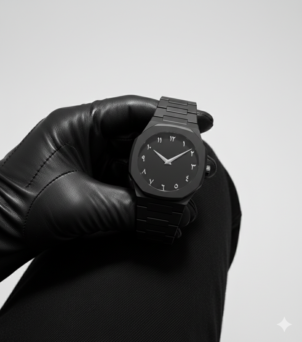 Aura Arabic Watch – Black